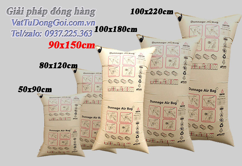 Túi khí chèn hàng 900x1500mm - thùng 50 cái nhập khẩu bởi HPS