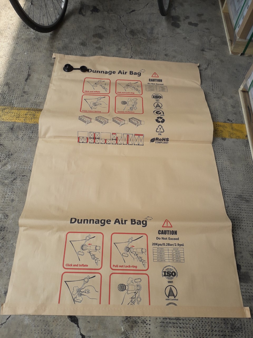 Túi khí chèn hàng 900x1500mm - thùng 50 cái nhập khẩu bởi HPS