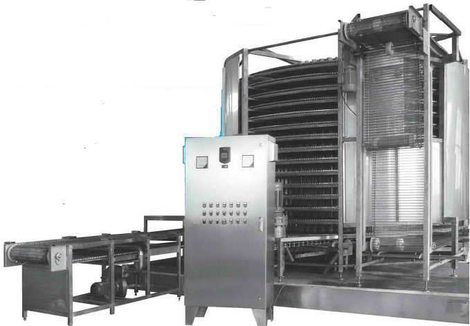 BĂNG CHUYỀN CẤP ĐÔNG XOẮN ĐƠN TIÊU CHUẨN EU