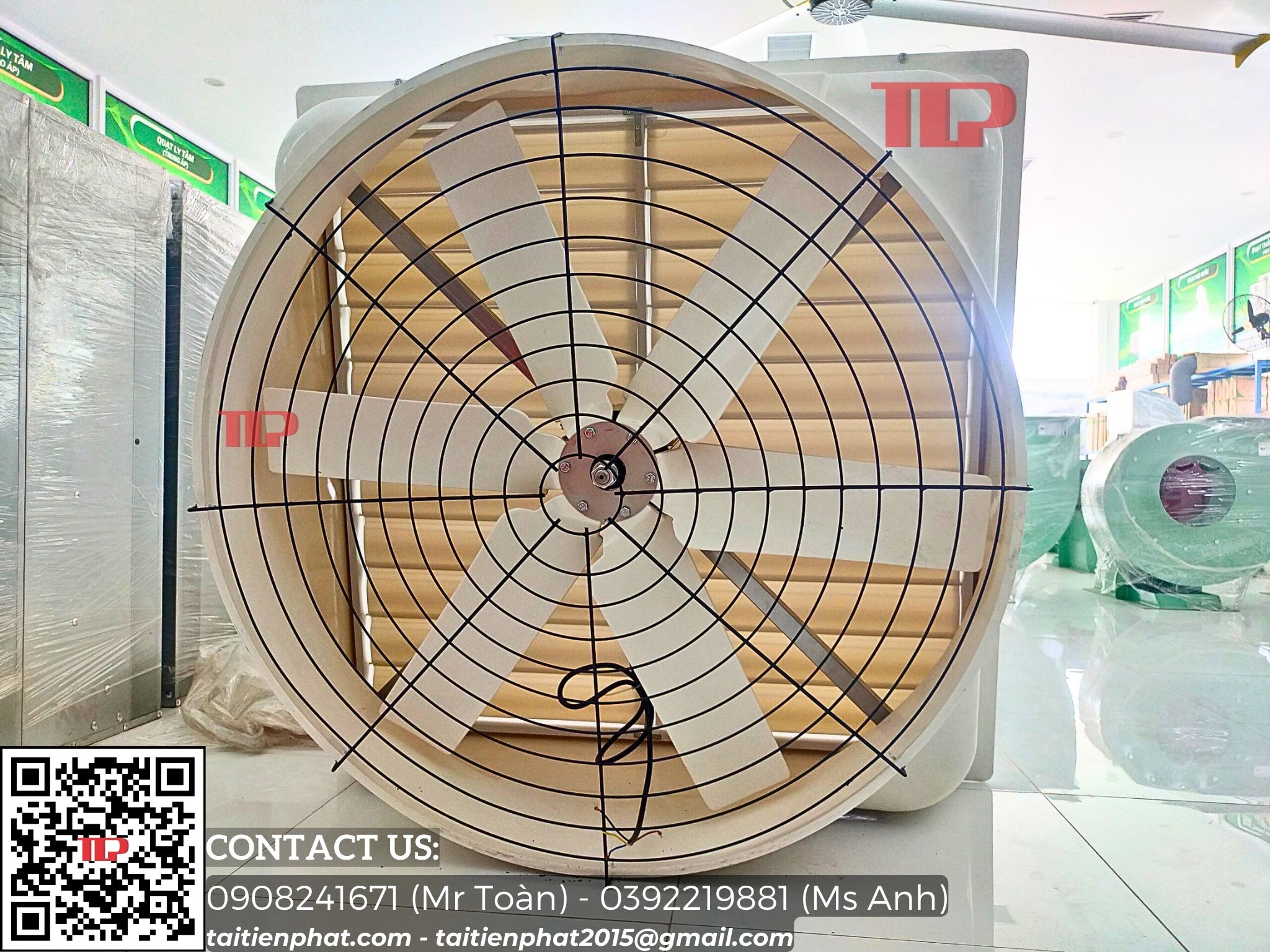Quạt loa Composite thông gió trang trại