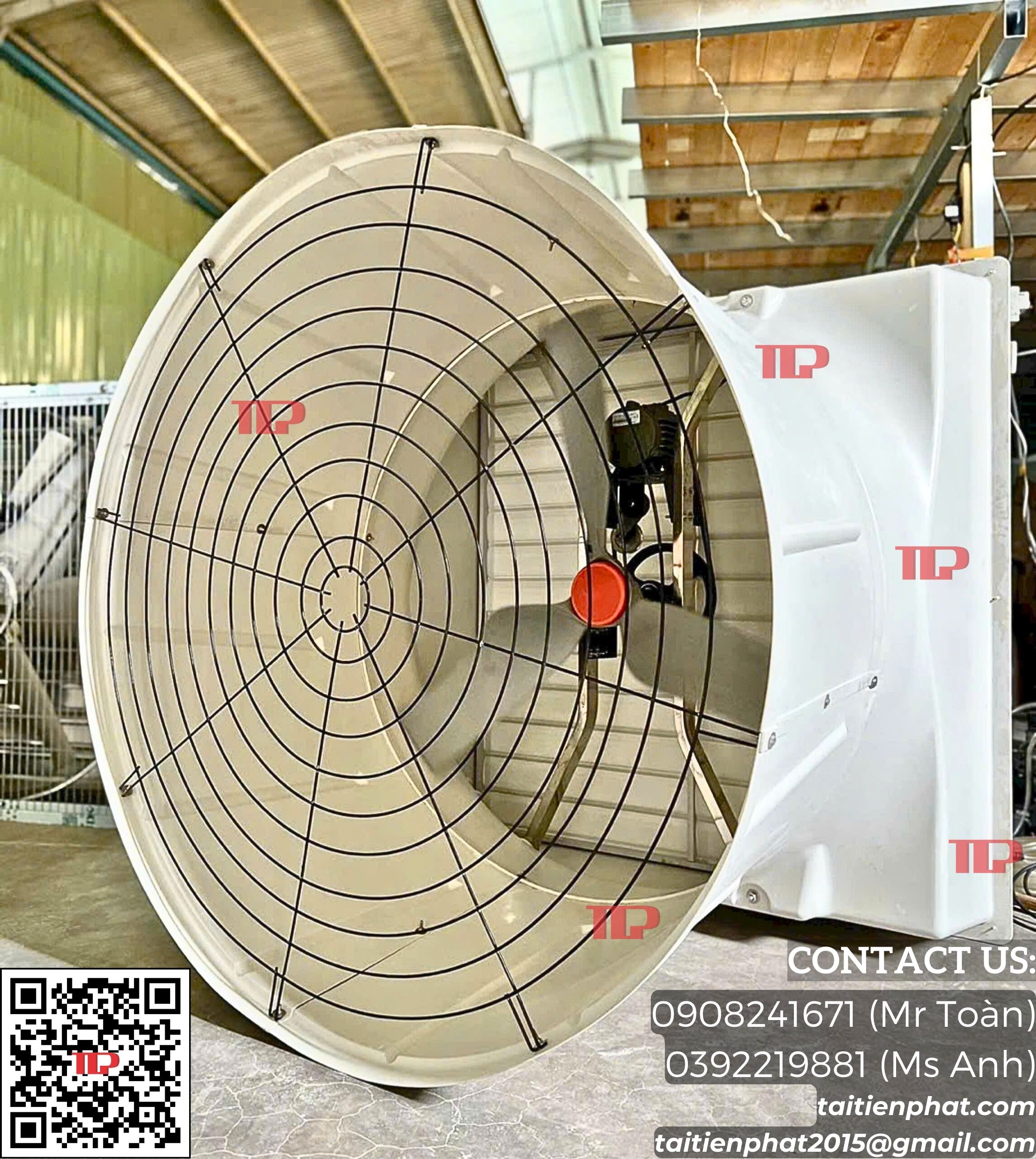 Quạt loa Composite thông gió trang trại