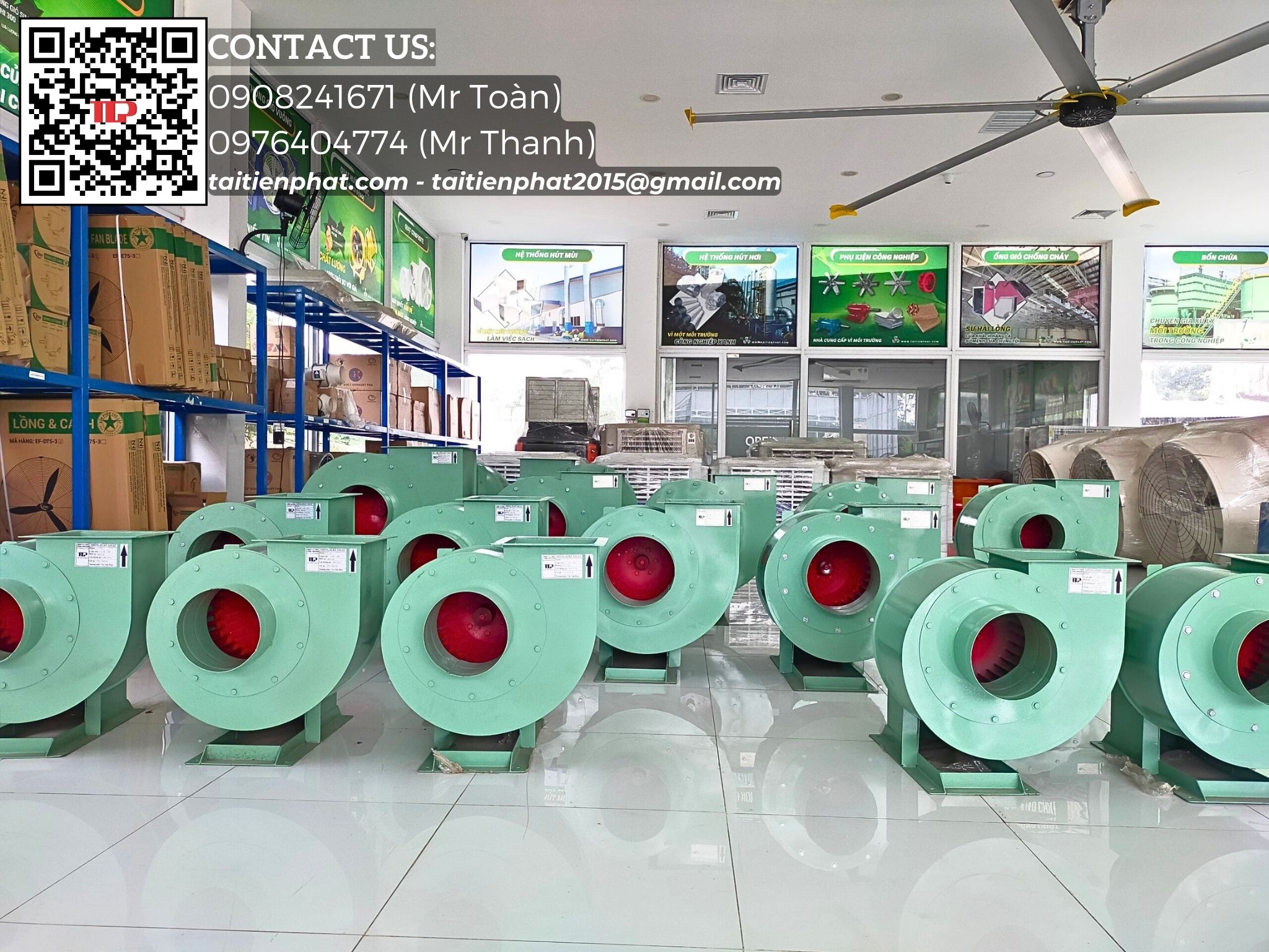 Quạt ly tâm công nghiệp