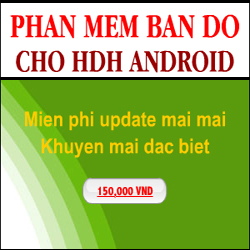 Phần mềm bản đồ dẫn đường cho HDH Android