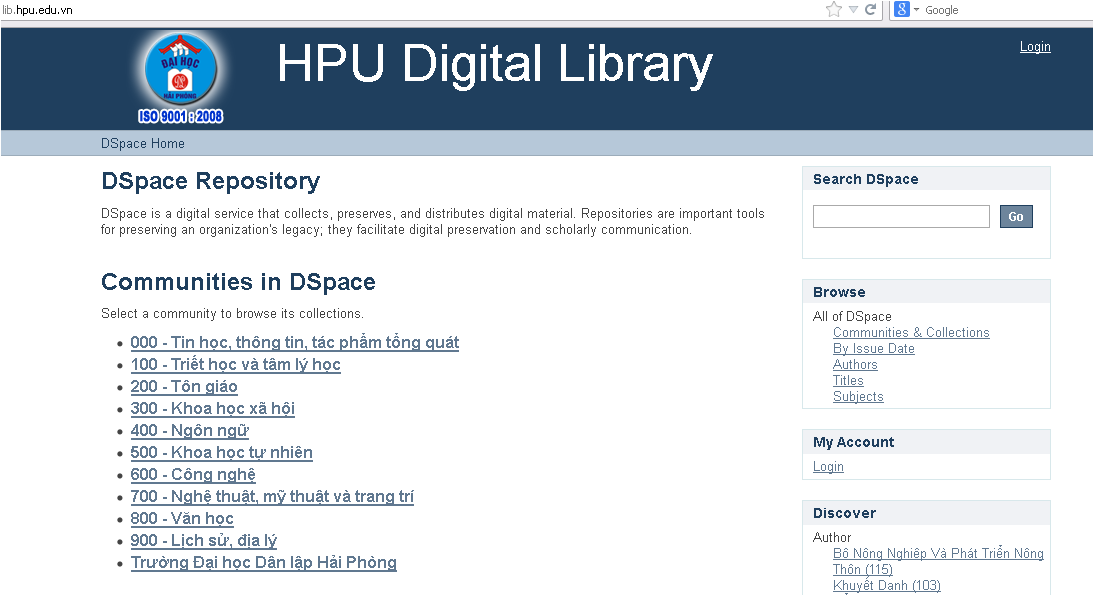 Thư viện số Dspace