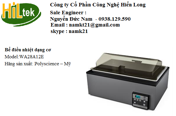 Bể điều nhiệt tuần hoàn Model WB02