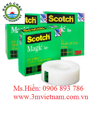 Băng keo kì diệu Scotch Magic 3M 810 trong suốt có thể viết lên được