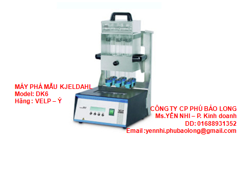 Bộ phá mẫu KJELDAHL 6 vị trí