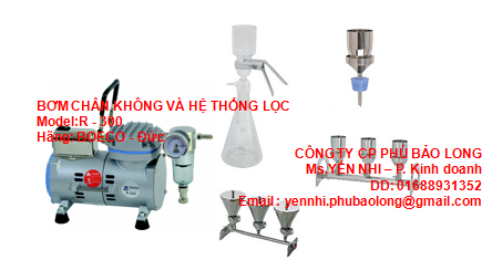 Bơm chân không và hệ thống lọc