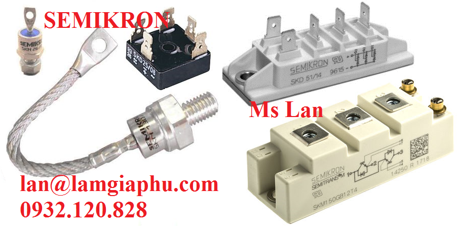 Thyristor Semikron SKKT 162/16E - Lan.0932120828