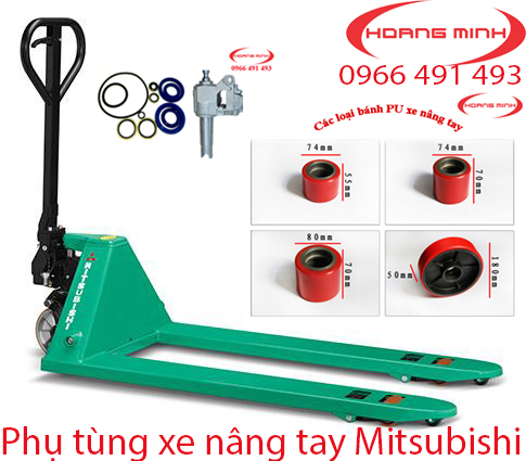BÁNH XE NÂNG TAY MITSUBISHI 2500KG