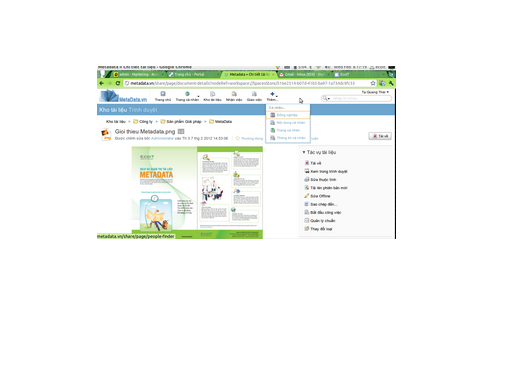 Phần mềm quản trị tài liệu online - Metadata.vn
