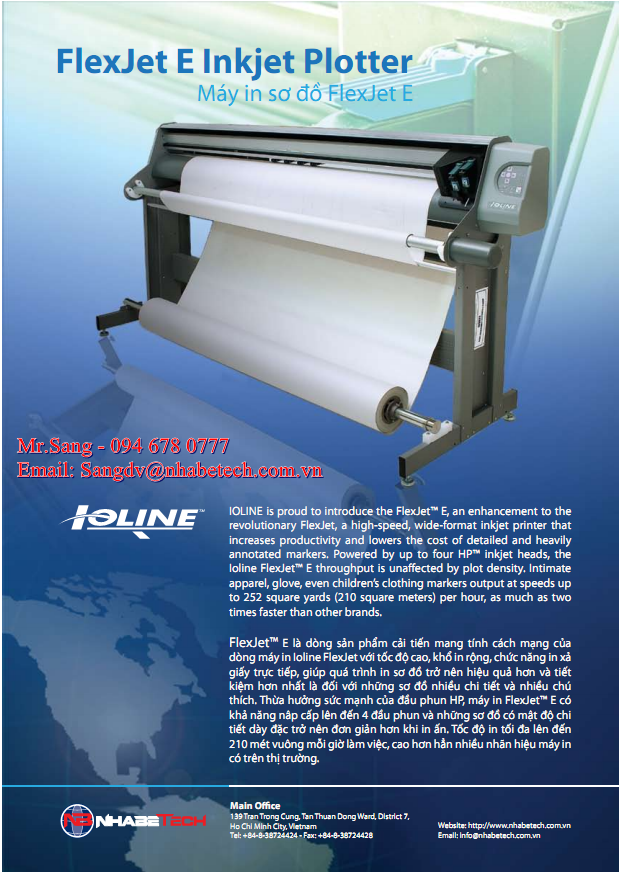 máy vẽ sơ đồ - InkJet Flotter
