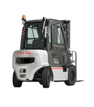 Xe nâng Nissan động cơ diesel trọng tải 1-7 tấn