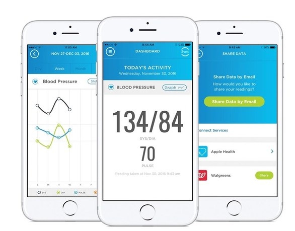 Ứng dụng do huyết áp trên điện thoại Iphone